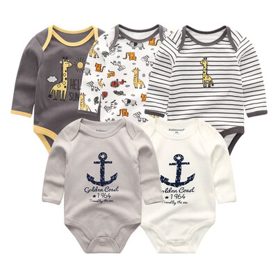 

Kiddiezoom Unicorn Baby Clothing Sets 5Pcs Rompers Babywear Bodysuits Baby Boys Clothes Newborn 0-12M Cotton Baby Girls Clothes