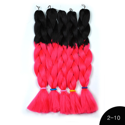 

Gobestart Fiber Material Braids Bulk Hair Braiding Hair Style Synthetic Hair Crochet Braid