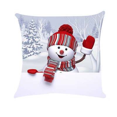 

Tailored Christmas Snow Happy Santa Claus Super Soft Pillow Case Cushion Cover