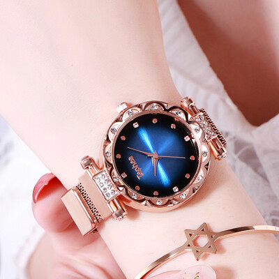 

Luxury Watch Women 2019 Stainless Steel Quartz Clock Fashion Ladies Rhinestone Wristwatches Female Quartz Watch Relogio Feminino