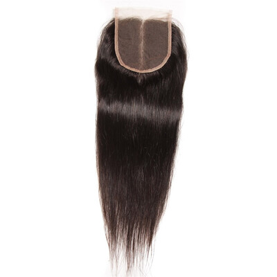 

UNice 8A Peruvian Straight Virgin Hair Lace Closure Middle part