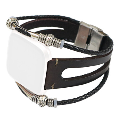 

〖Follure〗Replacement Leather Wristband Band Strap Bracelet For Fitbit VersaVersa Lite