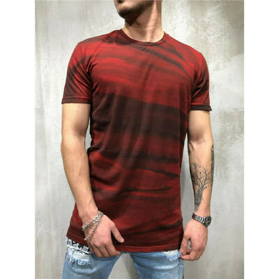 

Mens Loose Fit O Neck Short Sleeve Muscle Tee Shirts Casual T-shirt Tops Blouse