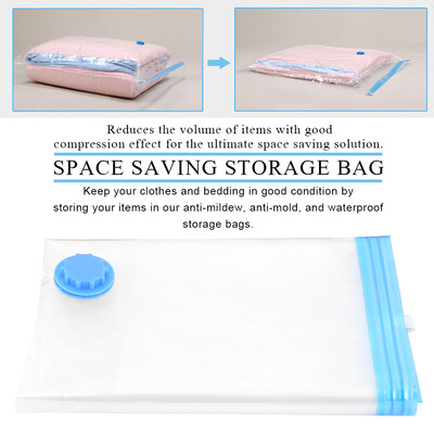 

6Pcs Vacuum Compressed Space Saving Storage Bags Clothes Pillow Travel Organizer Space Saving Storage Bag Space Saving Organizer