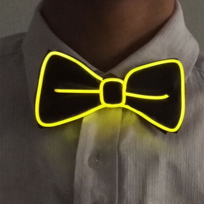 

Halloween Luminescent Bow Tie Night Light LED Party Novelty Gift Decoration Bow Tie Halloween Accessories