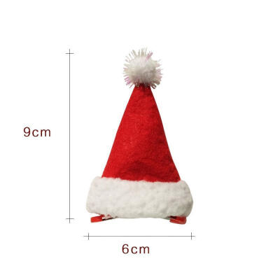 

3D Santa Claus Christmas Hat Non-Slip Hair Clip Hairpin For Kids Girls Women