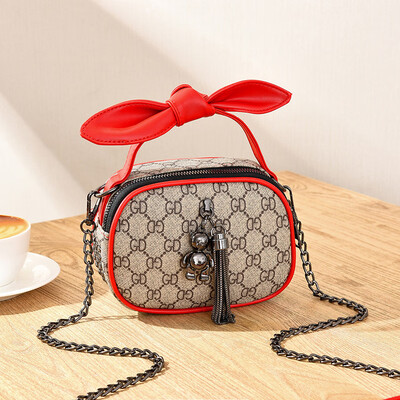 

New fashion printed bow shoulder bag handbags Messenger bag handbag women