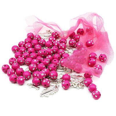 

Kids Handmade DIY Beads Round Colorful Beads Child Educational Puzzle Toys