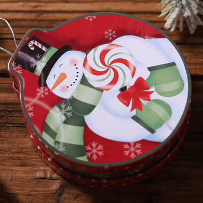 

Siaonvr For Christmas Tree Ornament Round Cookie Jar Candy Storage Box Childrens Gift