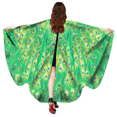 

Women Fancy Long Butterfly Wings Fairy Cape Scarf Scarves Wrap Printing Shawl