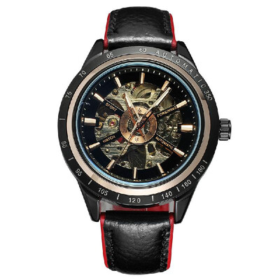 

Forsining 340 Top Brand Automatic Mechanical Business Men Watch Skeleton Luxury Watch Luxury Fashion Military Stainless Steel Watc