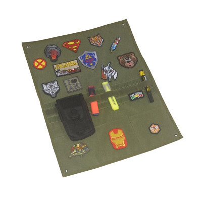 

Badge Magic Sticker Storing Poster EDC Tactics Badge Display Cloth