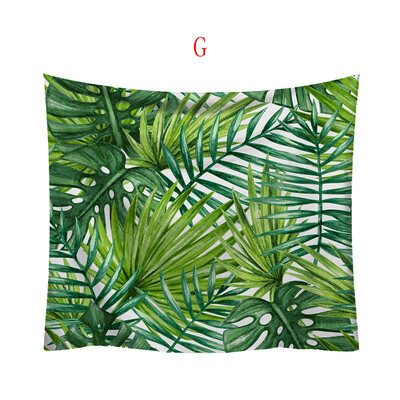

Gobestart Fashion Tapestry Green Leaf Pattern Fresh Style Decorative Tapestry Home Decor