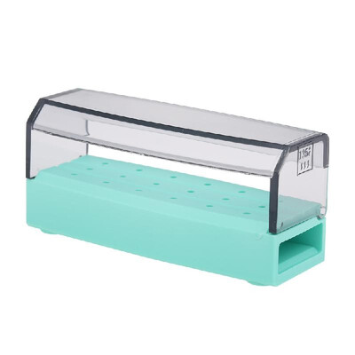 

18 Holes Dental Diamond Burs Disinfection Holder Nail Drill Holder Lab Equipment Accessory