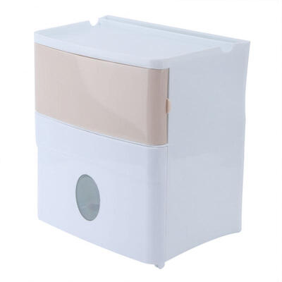 

Greensen Double Layers Wall-mounted Self-adhesive Tissue Dispenser Holder Home