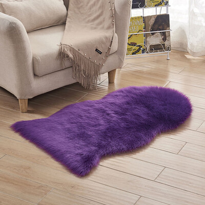 

Toponeto Rugs Non Slip Rug Mats Hairy Soft Fluffy Faux Fur Carpet Mat Home New
