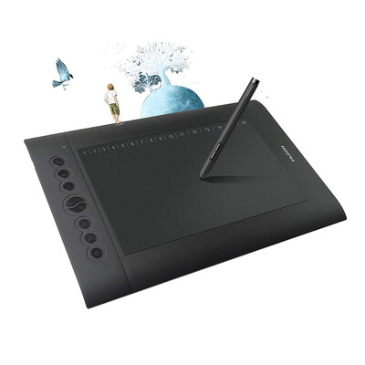 

Huion 10"×625" H610 Pro USB Graphics Drawing Pen Tablet with Wireless Battery Pen