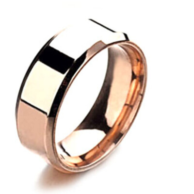 

Titanium Ring Men Wedding Ring Simple Silver Black Gold Stainless Steel Rings Women Men Jewelry