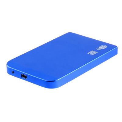 

Ultra Thin 25in USB30 SATA SSD HDD Hard Drive Case Aluminum Enclosure Box