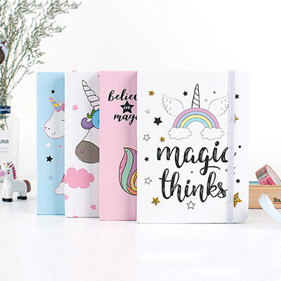 

Cute Unicorn Notebook Diary Book Notepad School Office Supplies Stationery UK