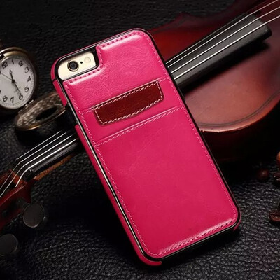 

Double leather card case