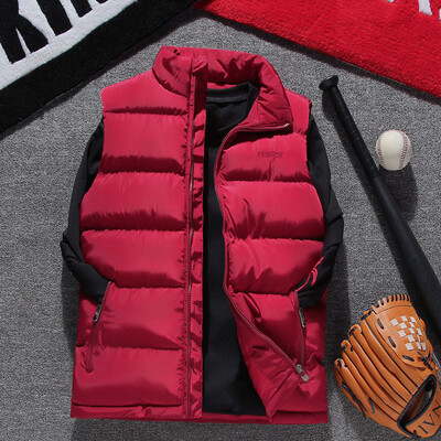 

Mens Cotton Down Puffer Warm Vest Body Warmer Waistcoat Padded Jacket Outwear