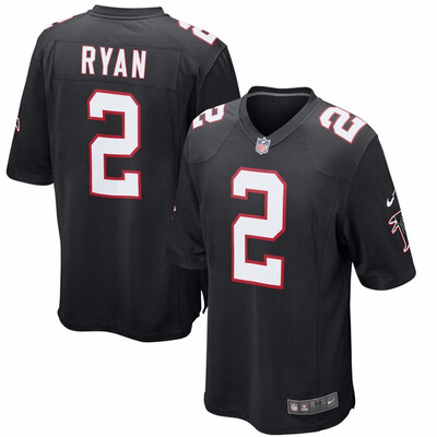 

Mens Atlanta Falcons Matt Ryan Nike Black Alternate Game Jersey