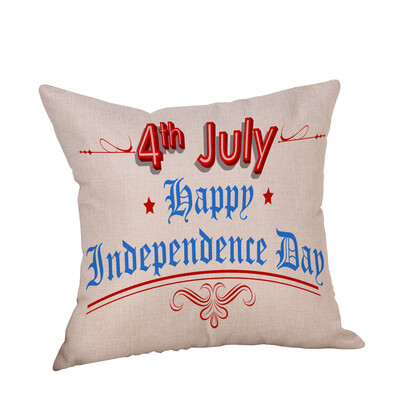 

Siaonvr Vintage American Flag Pillow Cases Linen Sofa Cushion Cover Home Decor