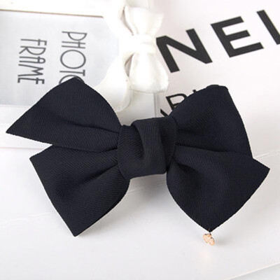 

Solid Cloth Bows Women Big Hair Clips Hairpins Girl Wedding Hair Jewelry Hair Accessories