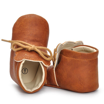 

Newborn Toddler Baby Boys Girls Cartoon Bear Soft Sole Boots Casual Shoes
