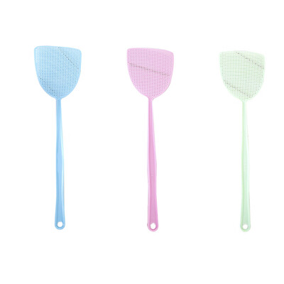 

Home Kitchen Soft Manual Plastic Long Handle Fly Swatter Mosquito Insects Bugs Pest Swatter