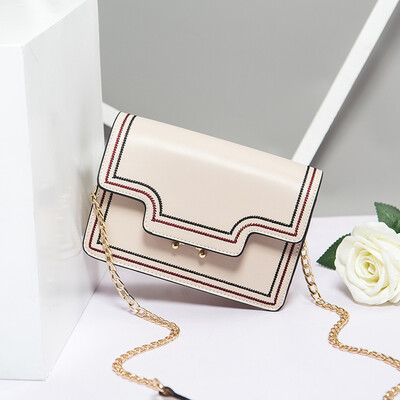 

Summer Fairy Baochao Korean version of Baitao one-shoulder slanting bag chain package concise