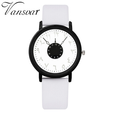 

RM vansvar Womens Casual Quartz Leather Band Newv Strap Watch Analog Wrist Watch