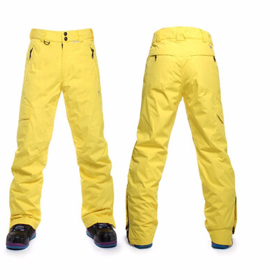 

New 2018 Men Ski Pants Winter Thermal Snowboard Pants Waterproof Windproof Snow Trousers Male Thicken Warm Ski Sports Trousers