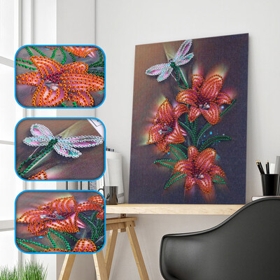 

Siaonvr Fluorescent Diamond Painting DIY 5D Partial Drill Cross Stitch Kits Crystal Rhin