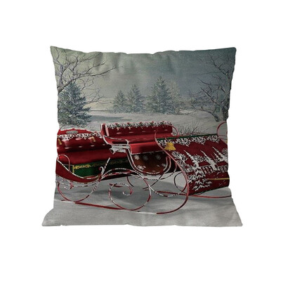 

Tailored Christmas Cotton Soft Pillow Case Sofa Waist Throw Cushion Cover Home Decor