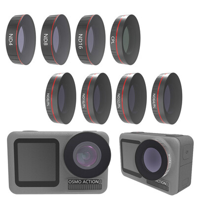 

Tailored 8PC CPLND4ND8ND168PL16PL32PL64PL Camera Lens Filters For DJI OSMO ACTION