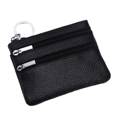 

Women Solid Color Zipper Pocket Coin Wallet Purse Clutches Bag Pouch Card Holder