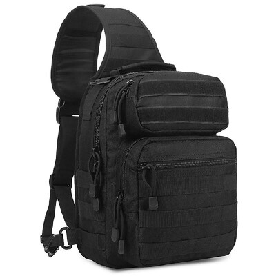 

Outdoor Utility Sling Backpack Single Shoulder Fishing Tackle Bag Crossbody Chest Bag Hunting Fishing Molle Shoulder Backpack