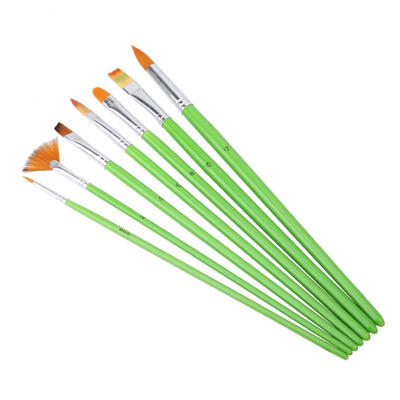 

Greensen 7pcsset Gouache Pen Nylon Hair Watercolor Paint Brush Art Supplies