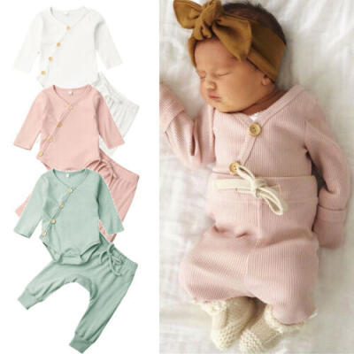 

AU Stock Infant Baby Boy Girl Pajamas Pjs Set Sleepwear Nightwear Clothes Outfit