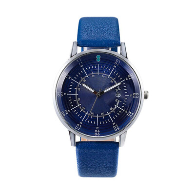 

Gobestart Fashion Business Simple Multi Scale Dial Calendar Belt Pin Buckle Quartz Watch