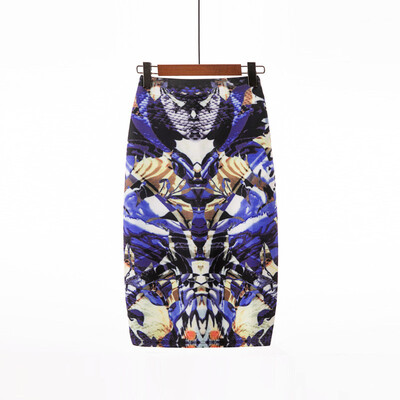 

Roseonmyhand Ladies Summer Fashion Trend Comfortable Casual Bag Hip Skirt Print Skirt Skirt