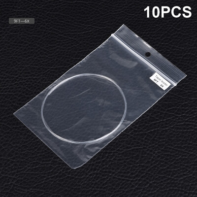 

10pcs Fly Fishing Line Tapered Leader 9FT 0X1X2X3X4X5X6X Sinking Taper