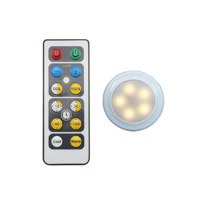

Wireless Puck Light LED Cabinet Lamp 4pcs