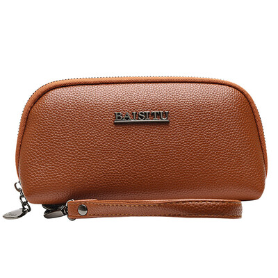

Tailored Womens Fashion Clutch Large Capacity Wallet Tote Zipper Wristband Bag