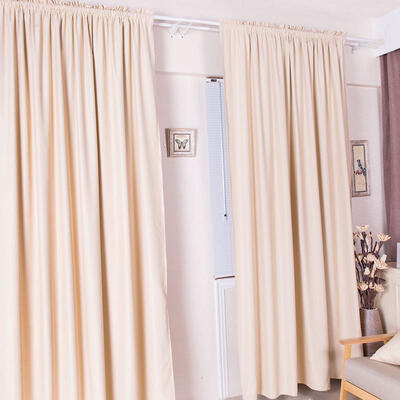 

2x1m Solid Color Short Window Curtain Finished Drapes for Living Room