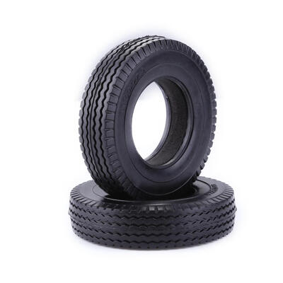 

RC Car Toy 2pcs 114 Rubber Trailer Car Tyres for Tamiya Tractor Truck