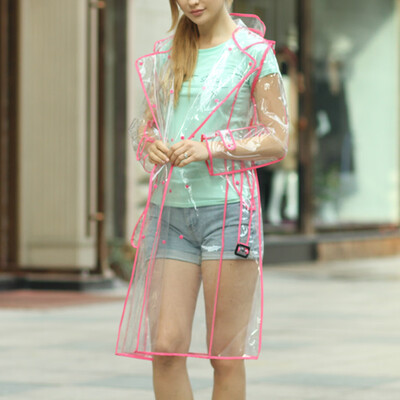 

〖Follure〗Womens Rain Jacket Outdoor Belt Waterproof Windproof Coat Outwear