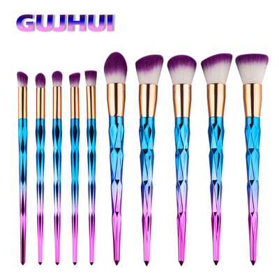 

〖Follure〗10PCS Make Up Foundation Eyebrow Eyeliner Blush Cosmetic Concealer Brushes